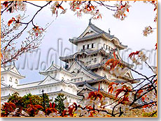 замок осака япония