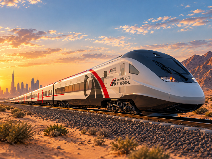 скоростная жд сеть в ОАЭ Etihad Rail 